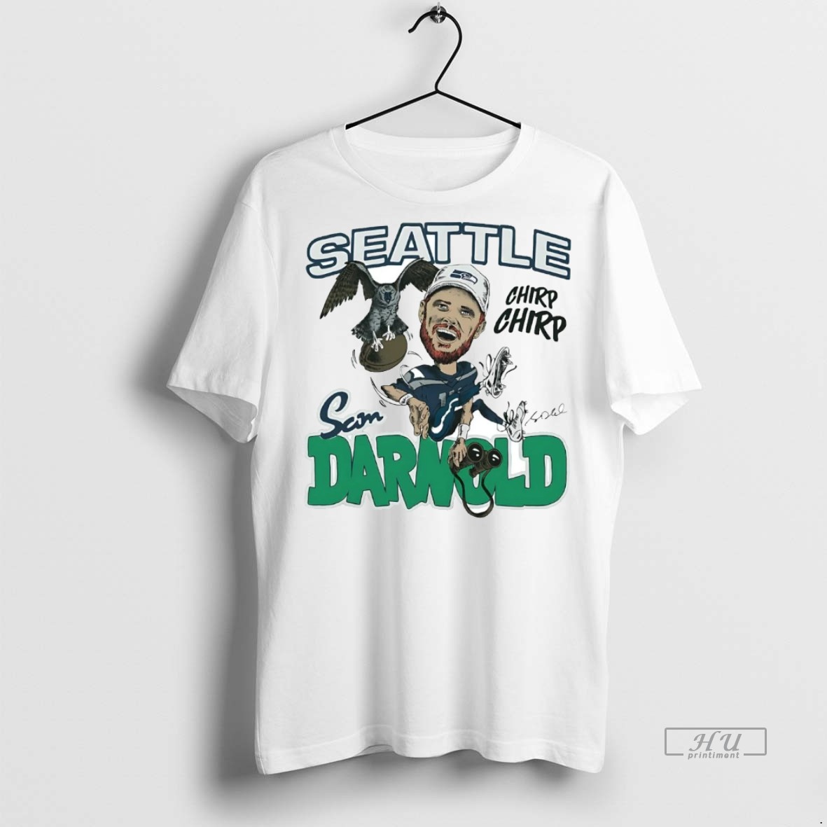 Officials Sam Darnold Superstar Seahawks Chirp Chirp Tee Shirt Sweater Hoodie