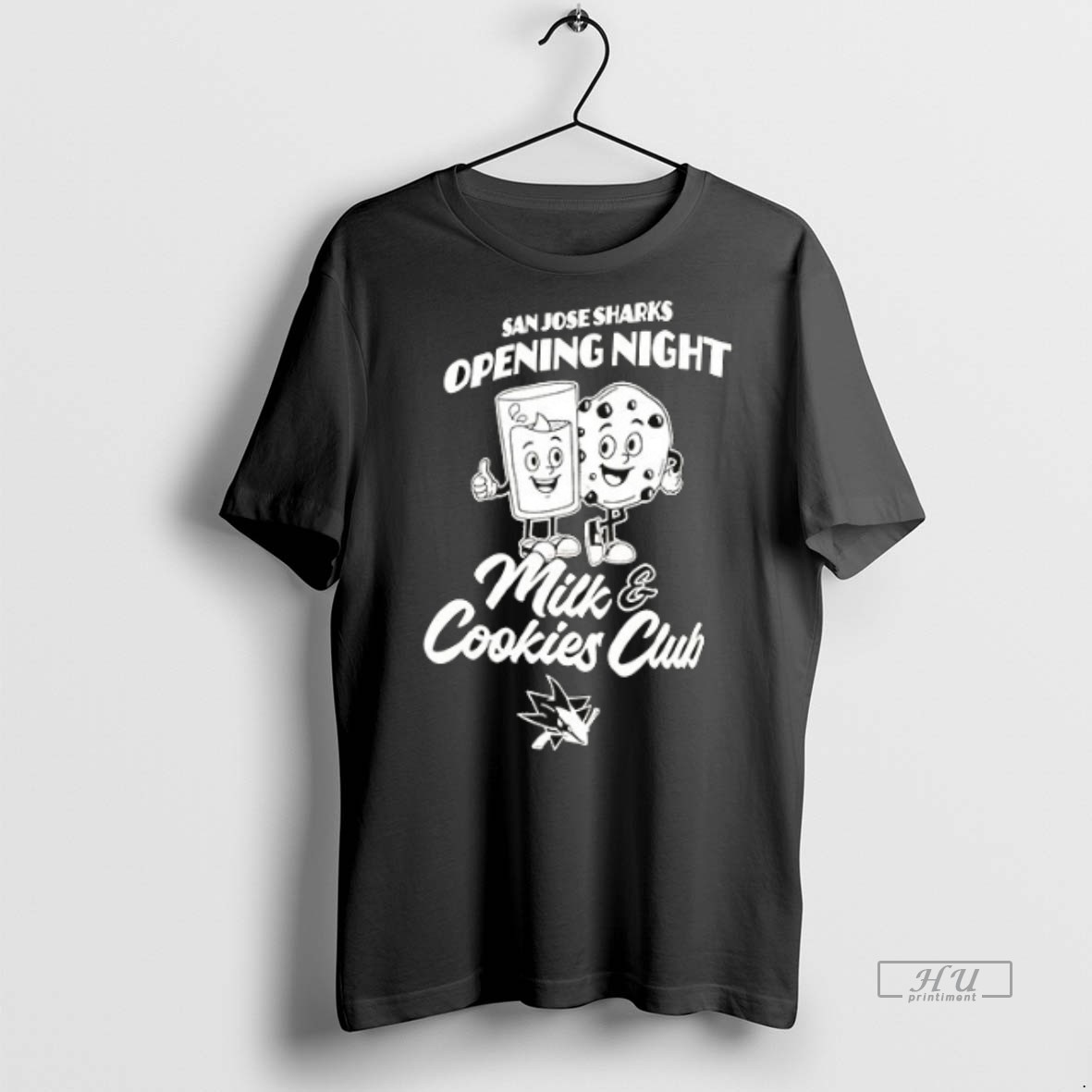 Officials San Jose Sharks Opening Night Milk And Cookies Club Ceramic Ceramic And Classic Dad Cap Tee Shirt Sweater Hoodie