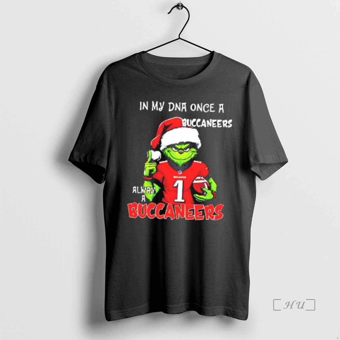Officials Santa Grinch In My Dna Once A Buccaneers Alway A Tampa Bay Buccaneers Christmas T Shirt Sweater Hoodie