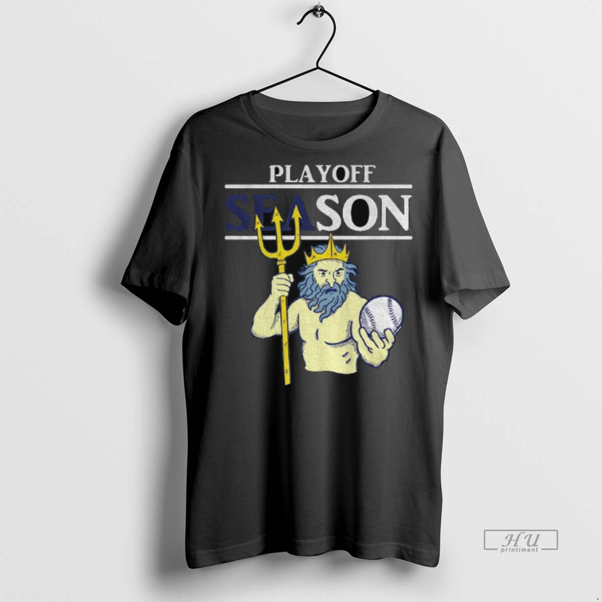 Officials Seattle Mariners Playoff Season Poseidon Trident Mlb Baseball Tee Shirt Sweater Hoodie