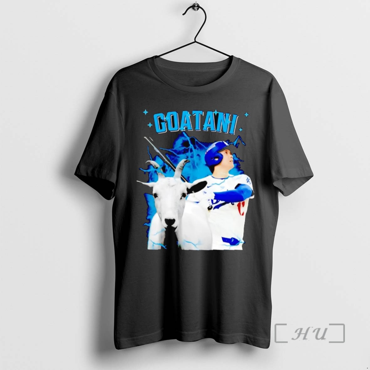 Officials Shohei Ohtani Goat Goatani Dodgers T Shirts Sweater Hoodie
