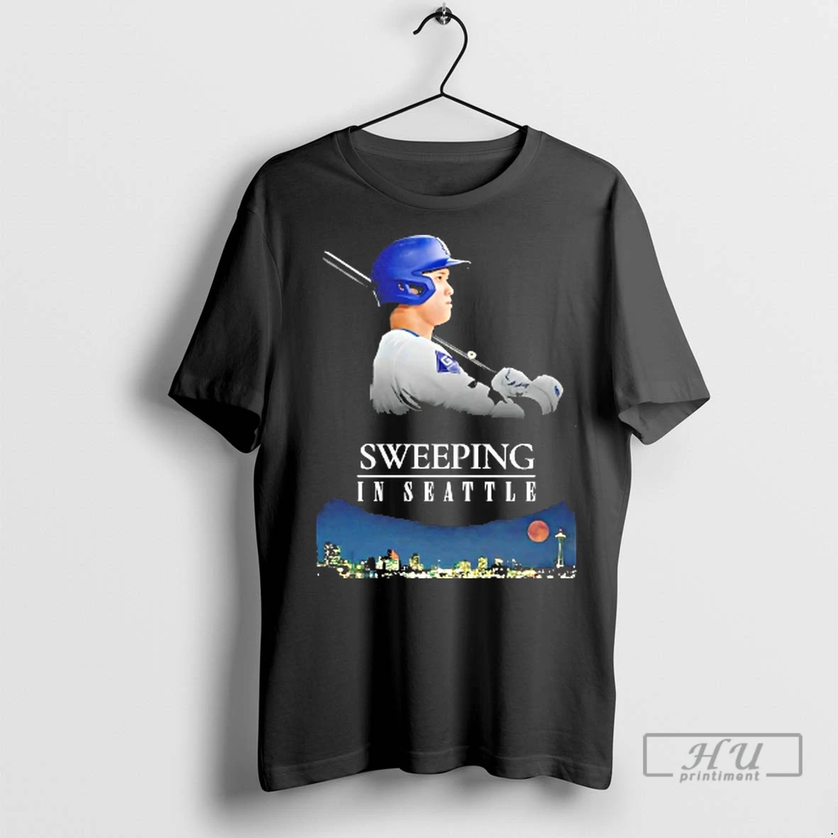 Officials Shohei Ohtani Sweeping In Seattle T Shirt Sweatshirt