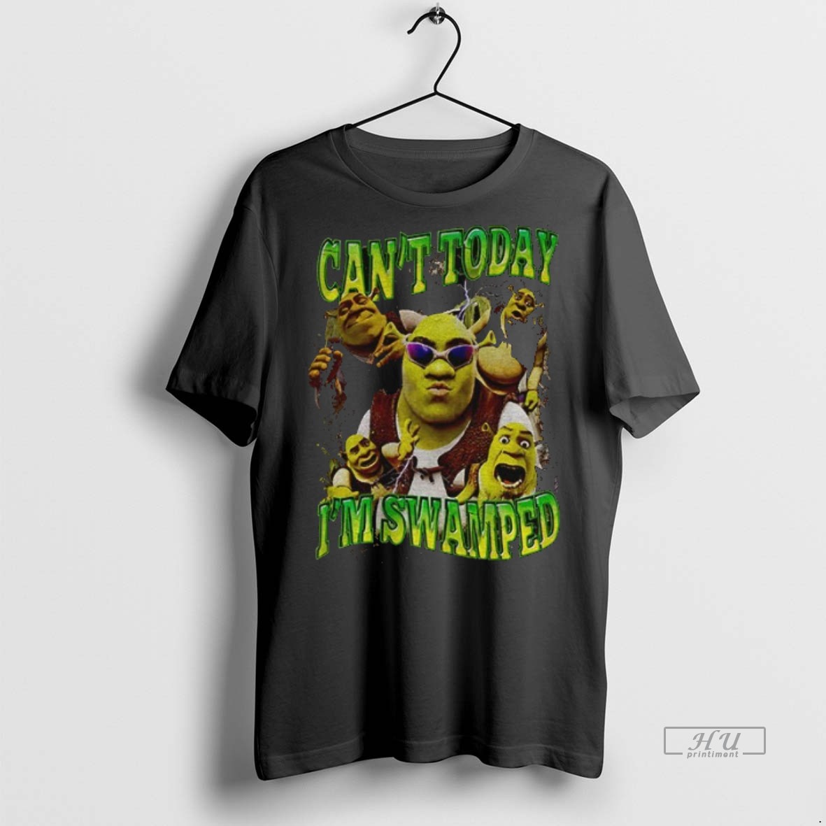 Officials Shrek Meme Cant Today Im Swamped Tee Shirt Sweater Hoodie