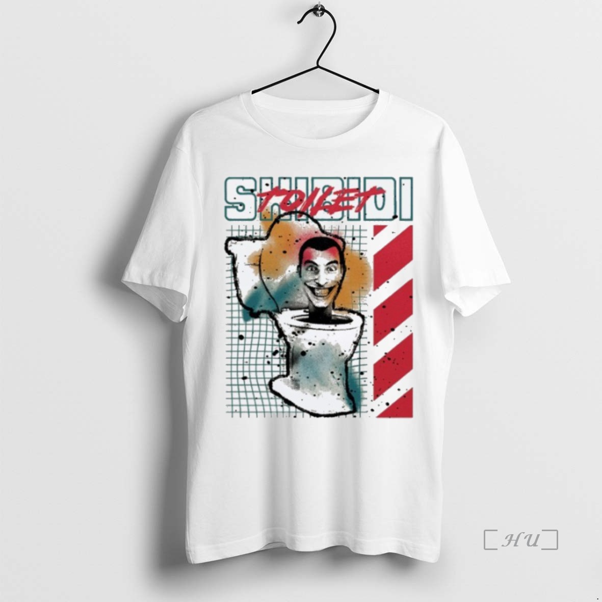 Officials Skibidi Toilet Splatter Paint T Shirt Sweater Hoodie