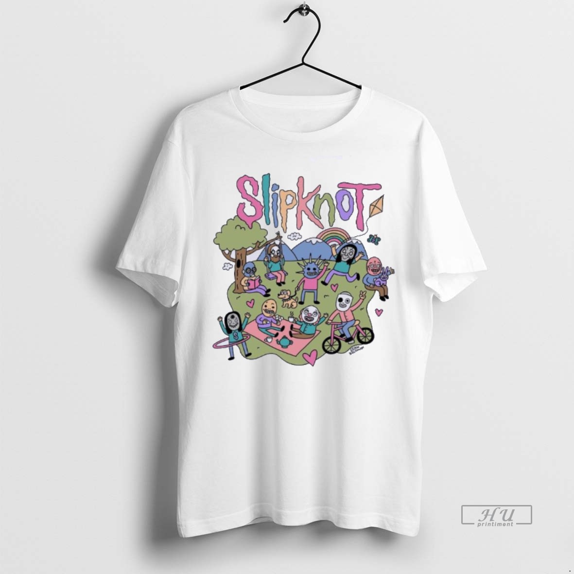 Officials Slipknot X Horror Movie Characters Summer Pool Party Tee Shirt Sweater Hoodie