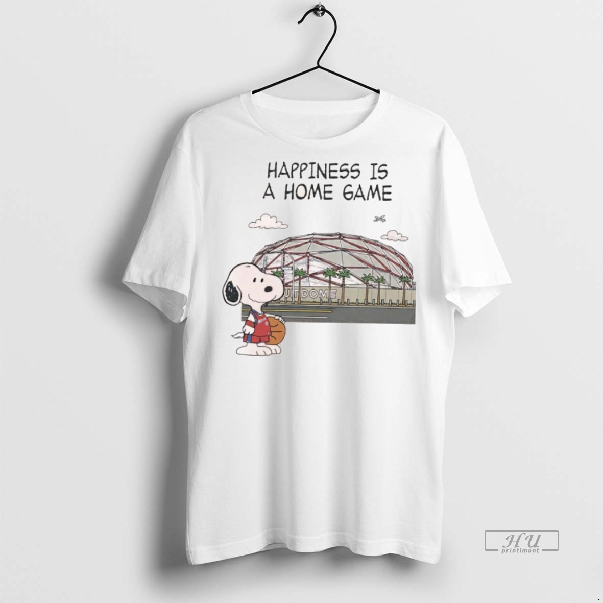 Officials Snoopy Peanuts Happiness Is A Home Game Tee Shirt Sweater Hoodie
