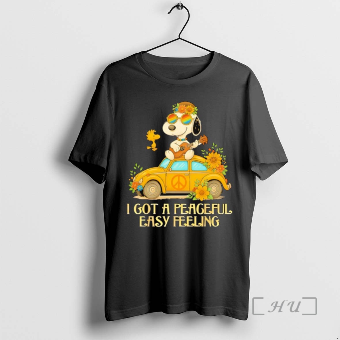 Officials Snoopy And Woodstock I Got A Peacefull Easy Feeling Tee Sweater Hoodie