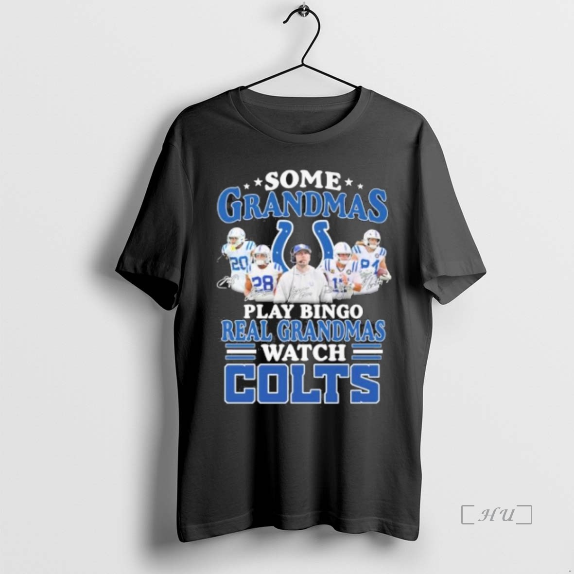 Officials Some Grandmas Play Bingo Real Grandmas Watch Indianapolis Colts T Shirt Sweater Hoodie