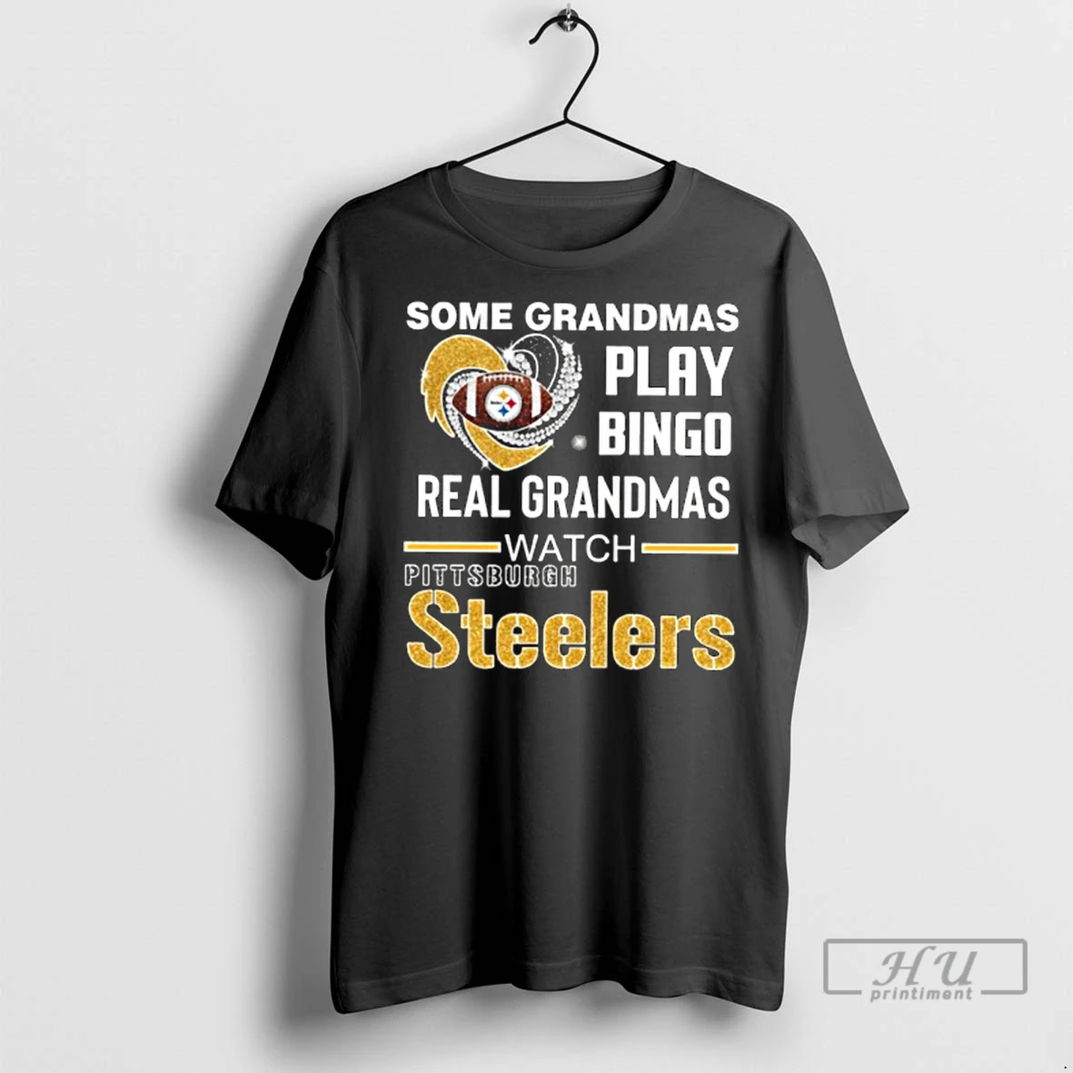 Officials Some Grandmas Play Bingo Real Grandmas Watch Steelers T Shirts Sweatshirt