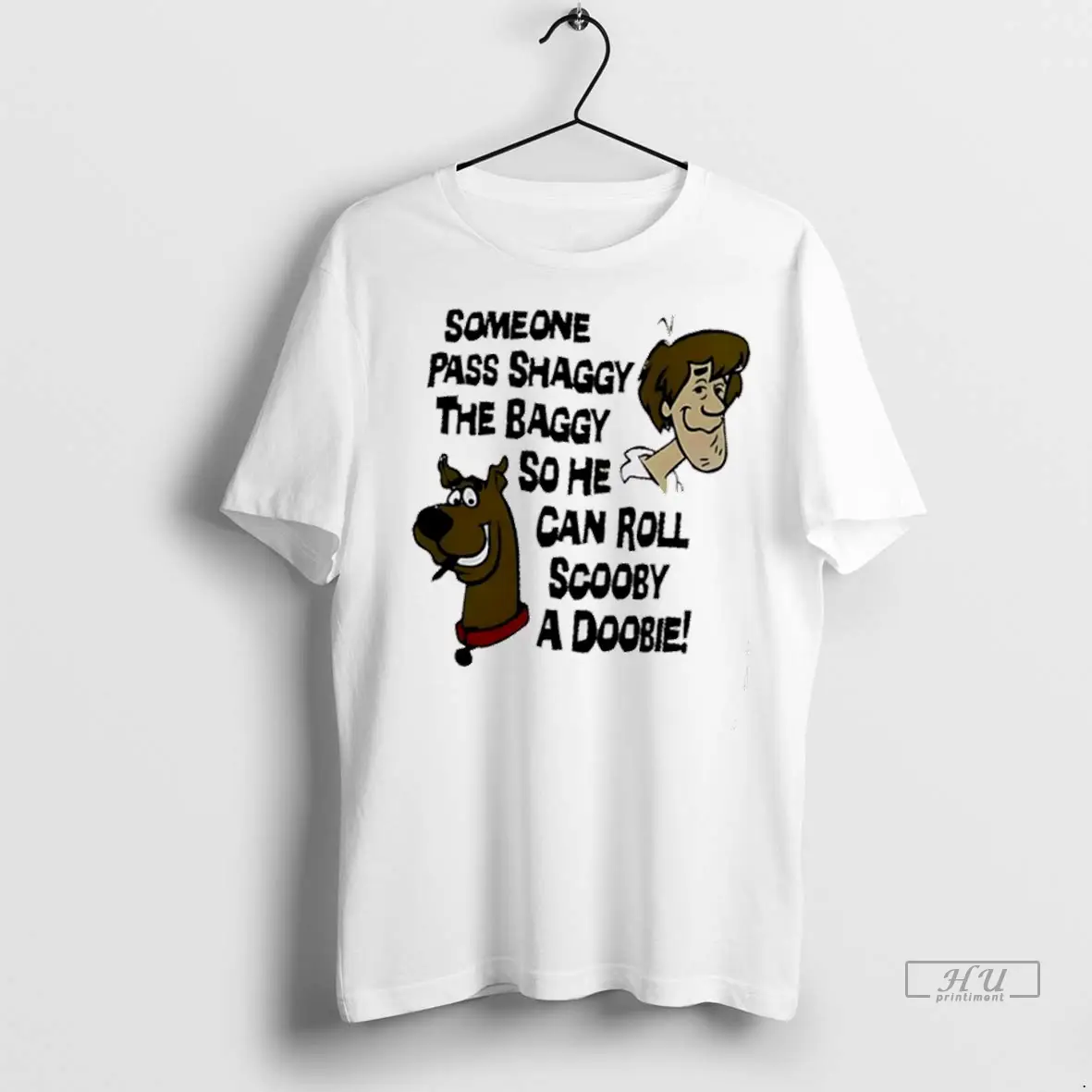 Officials Someone Pass Shaggy The Baggy So He Can Roll Scooby A Doobie Cartoon T Shirts Sweatshirt