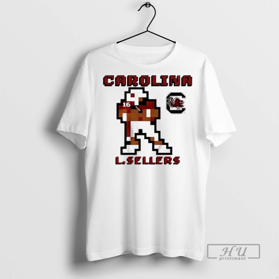 Officials South Carolina Gamecocks Football Lanorris Sellers Pixel T Shirts Sweatshirt Hoodies