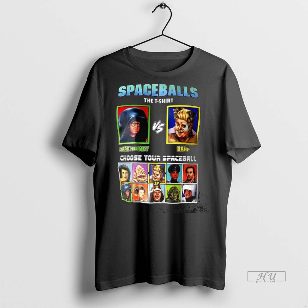 Officials Spaceballs Dark Helmet Vs Barf Tee Shirt Sweater Hoodie