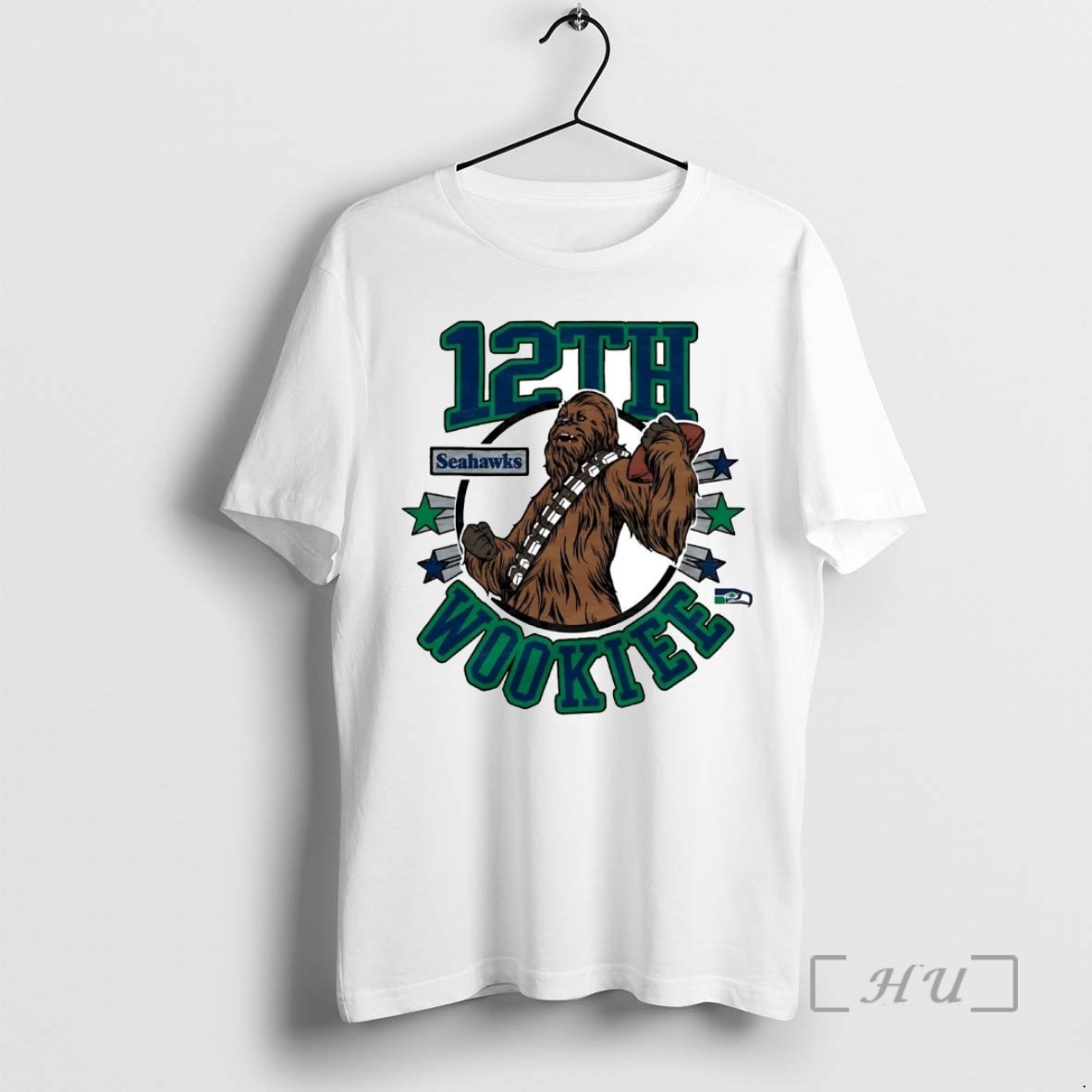 Officials Star Wars Seattle Seahawks 12th Wookiee T Shirt Sweater Hoodie