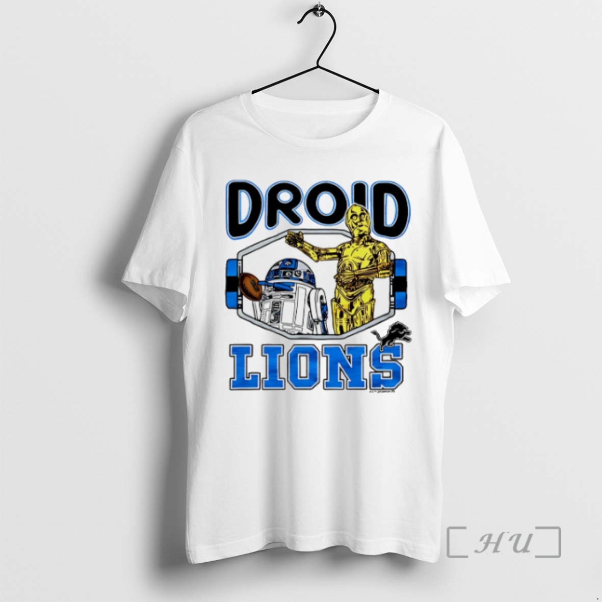 Officials Star Wars X Detroit Lions Droid Lions Light Side T Shirt Sweater Hoodie