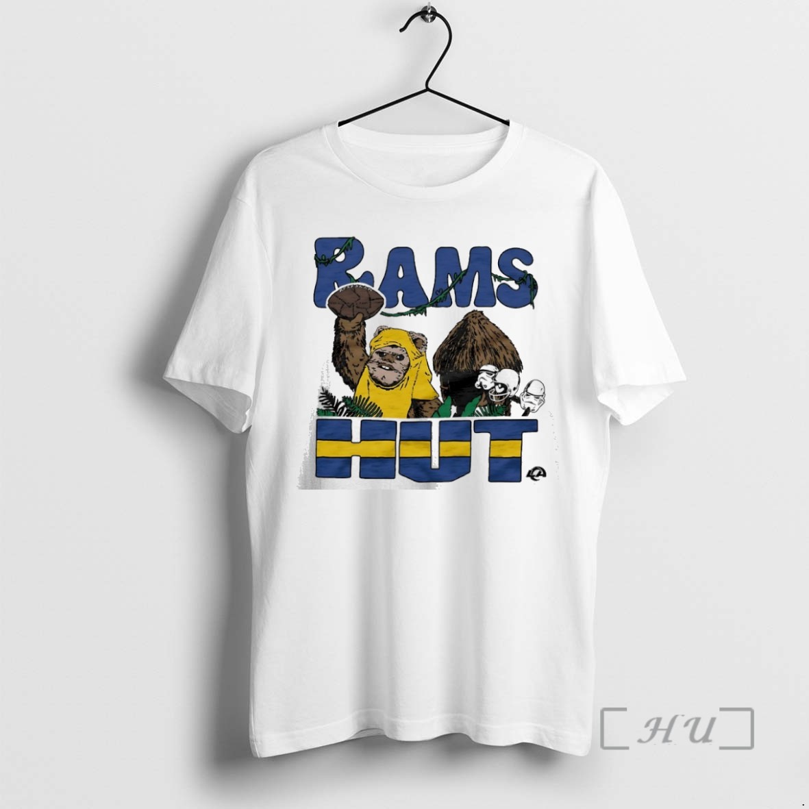 Officials Star Wars X Los Angeles Rams Ewok Rams Hut Shirts Sweater Hoodie