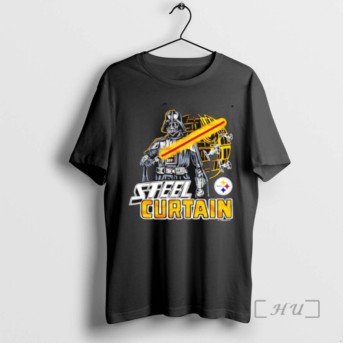 Officials Star Wars X Pittsburgh Steelers Steel Curtain Dark Side T Shirt Sweater Hoodie