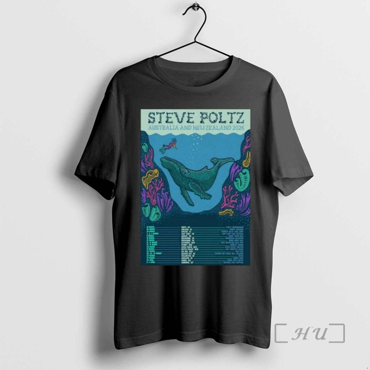 Officials Steve Poltz Australia New Zealand 2026 Tour Long Sleve T Shirt Sweater Hoodie