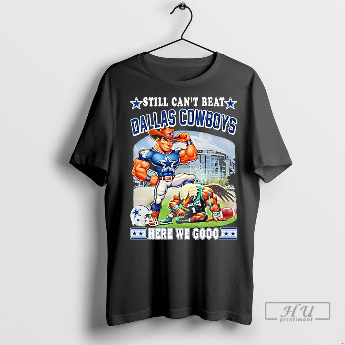 Officials Still Cant Beat Dallas Cowboys Here We Go Mascot T Shirts Sweatshirt