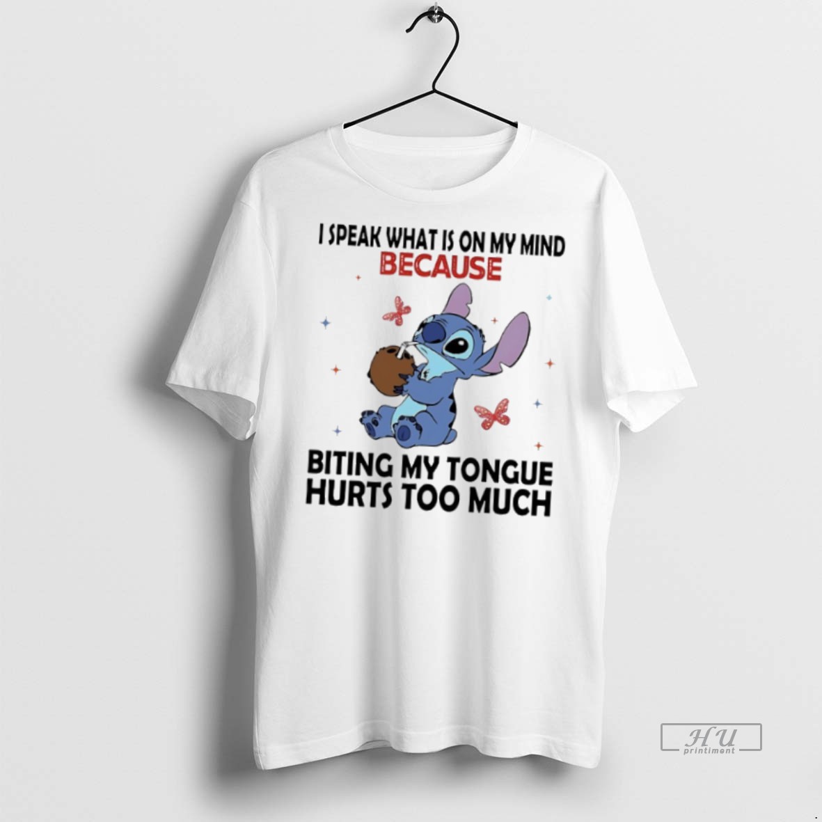 Officials Stitch I Speak What Is On My Mind Because Biting My Tongue Hurts Too Much T Shirt Sweater Hoodie