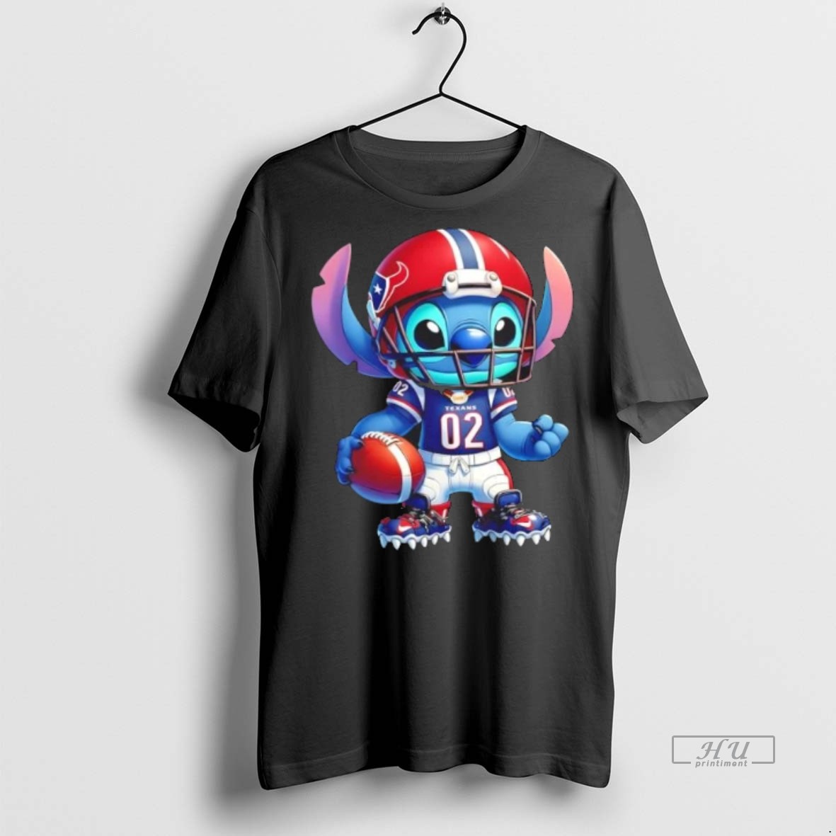 Officials Stitch Wearing Houston Texans Football Tee Shirt Sweater Hoodie