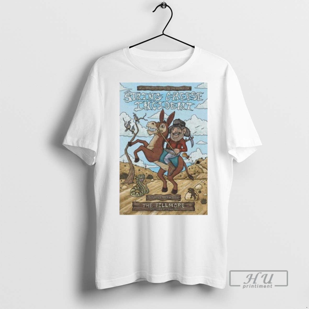 Officials String Cheese The Fillmore San Francisco October 4 2025 Donkey T Shirt Sweatshirt