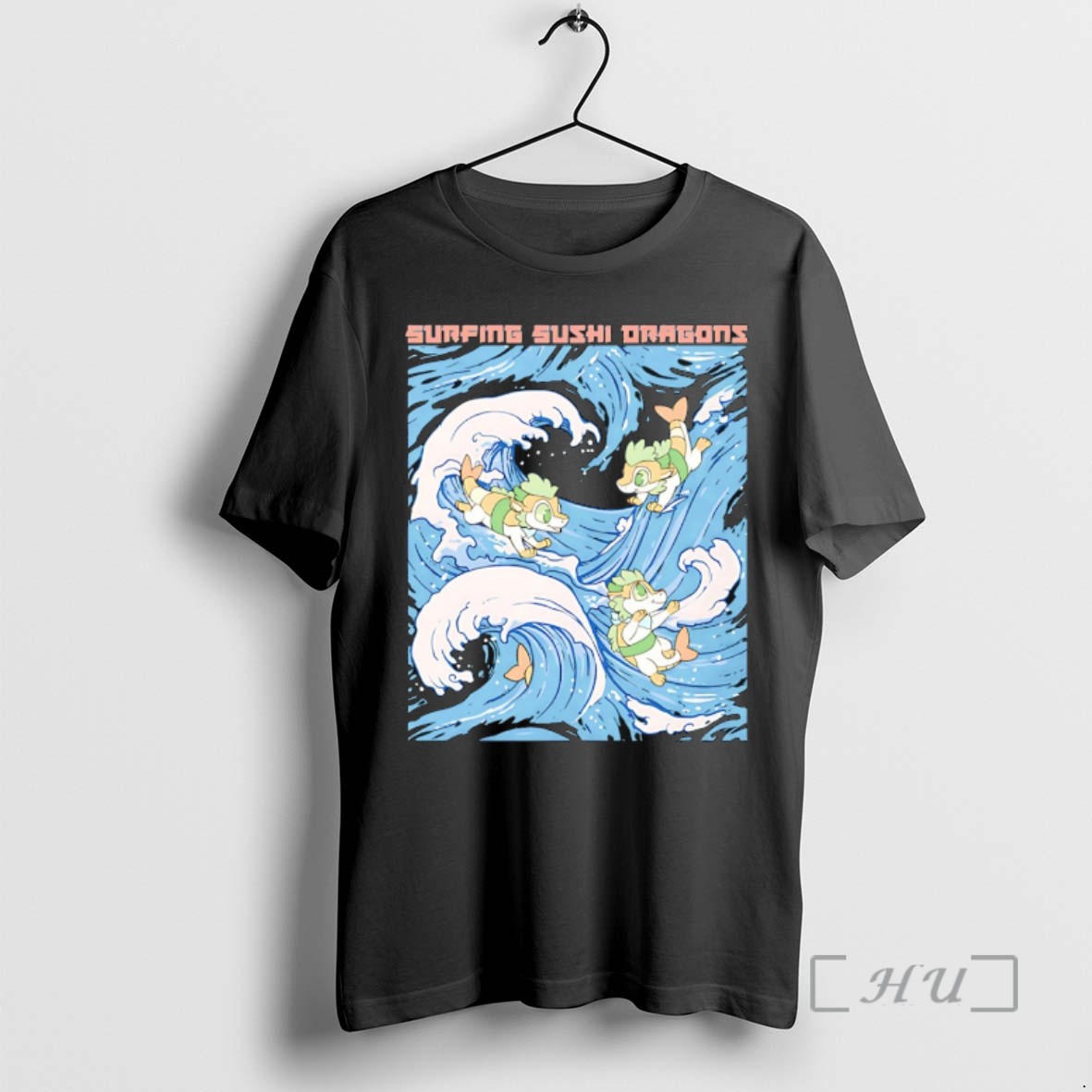 Officials Surfing Sushi Dragons T Shirt Sweater Hoodie