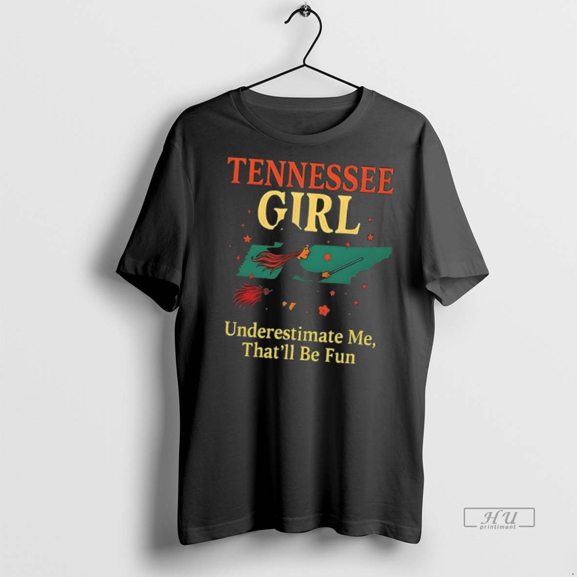 Officials Tennessee Girl Underestimate Me Thatll Be Fun Witch Halloween Tee Shirt Sweater Hoodie