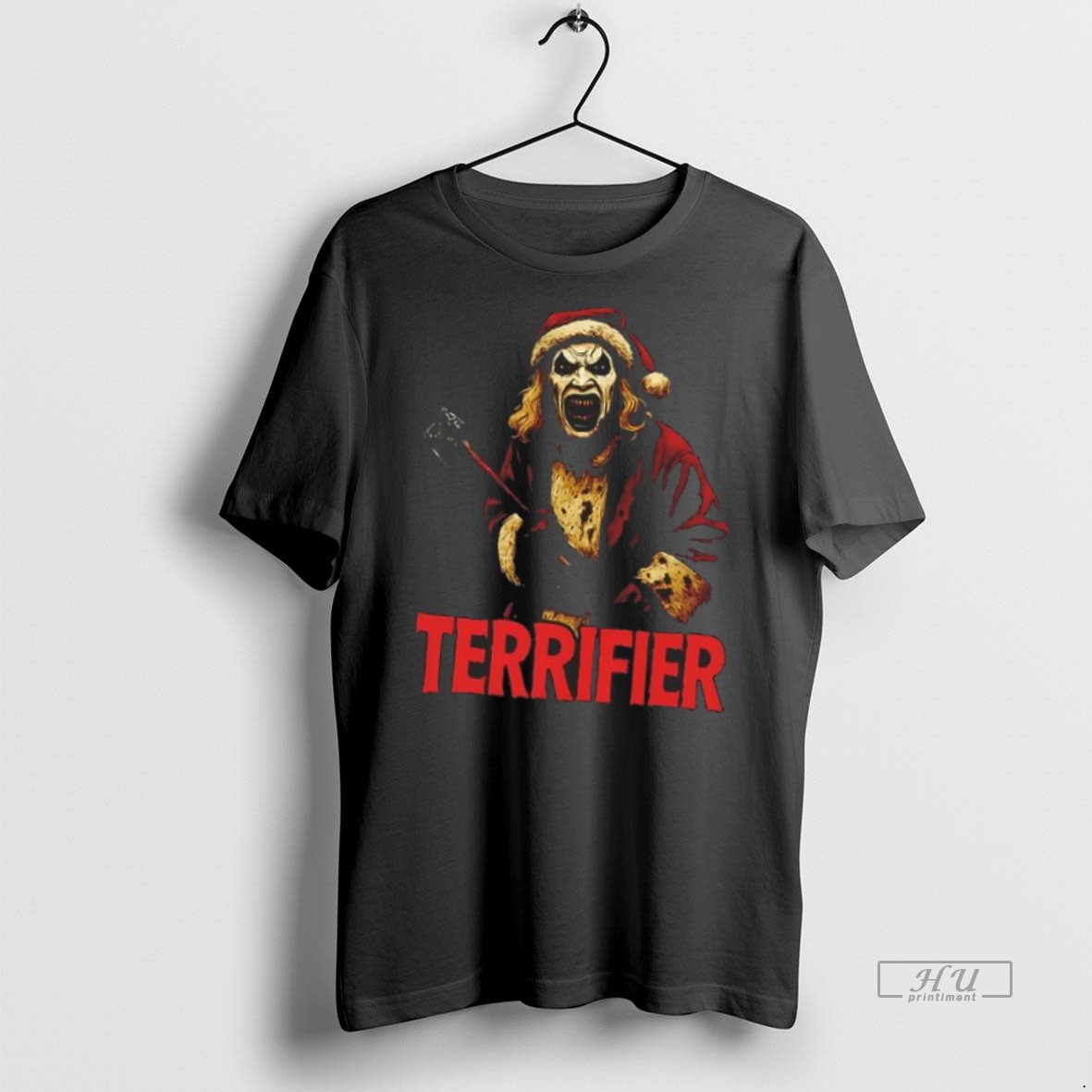 Officials Terrifier Art The Clown Christmas Tee Shirt Sweater Hoodie
