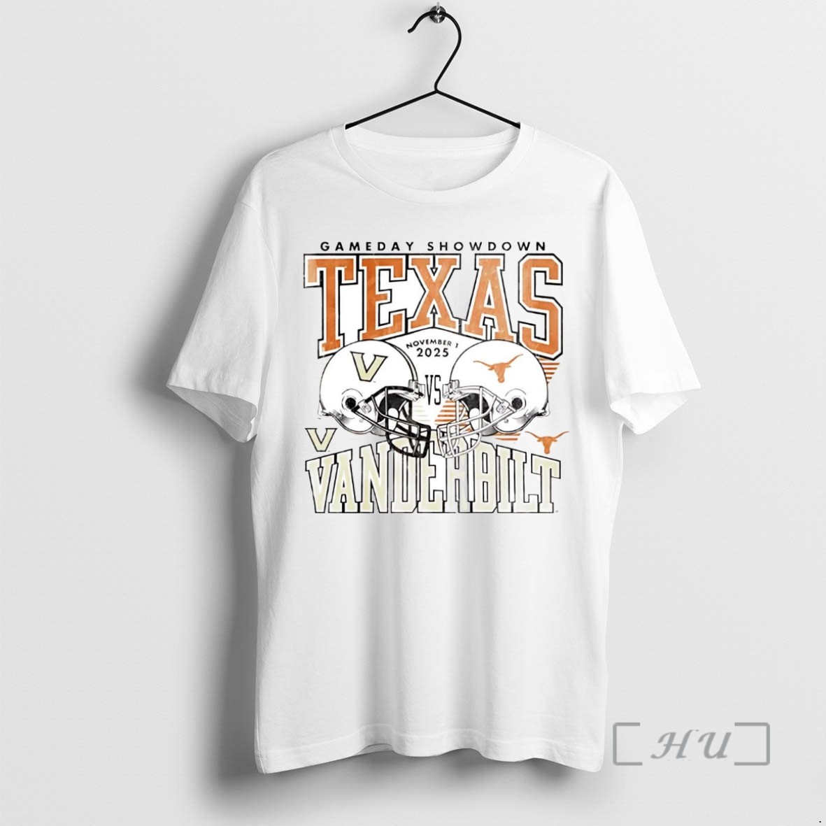 Officials Texas Longhorns Vs Vanderbilt Commodores Gameday Showdown T Shirt Sweater Hoodie