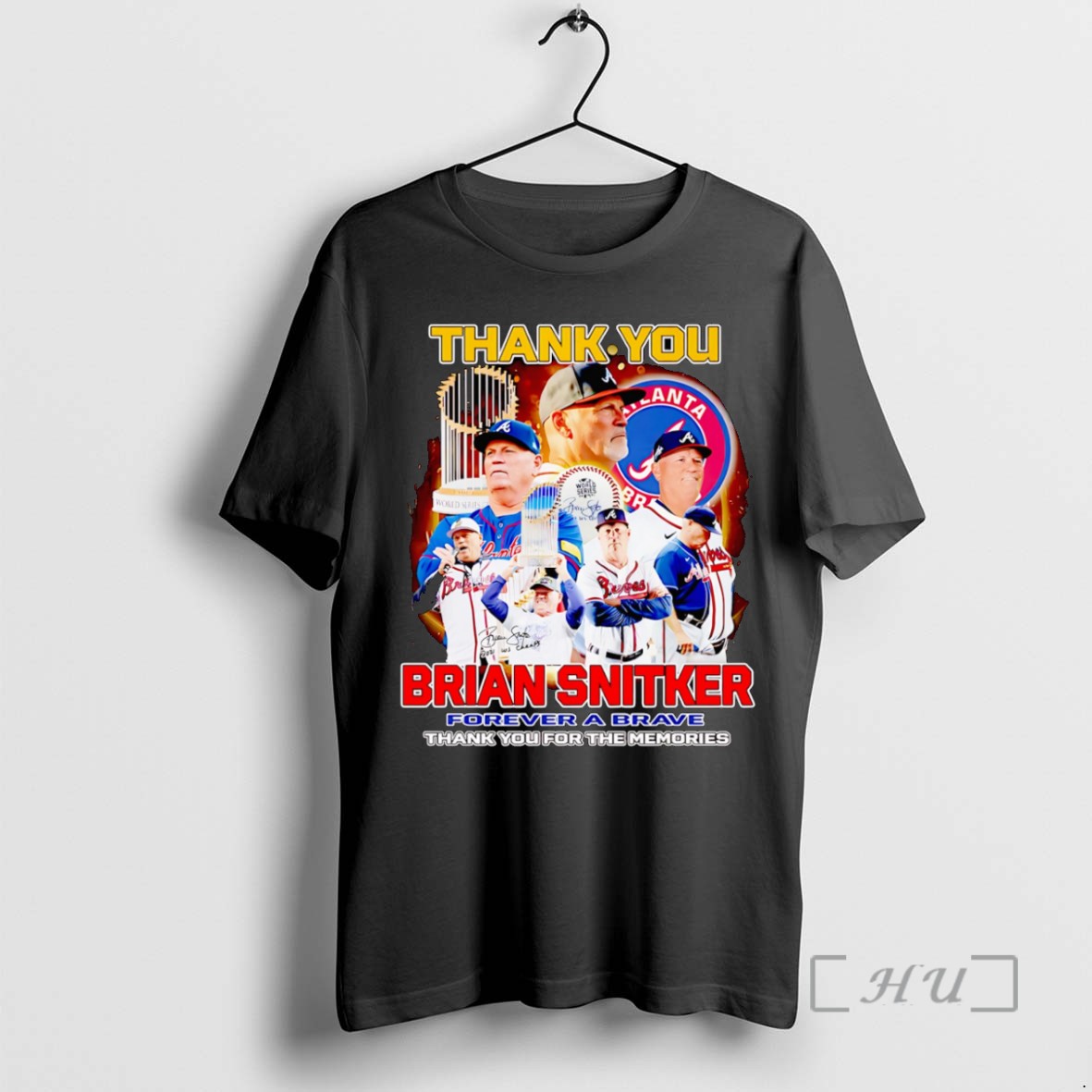 Officials Thank You Brian Snitker Forever A Brave Thank You For The Memories T Shirt Sweater Hoodie