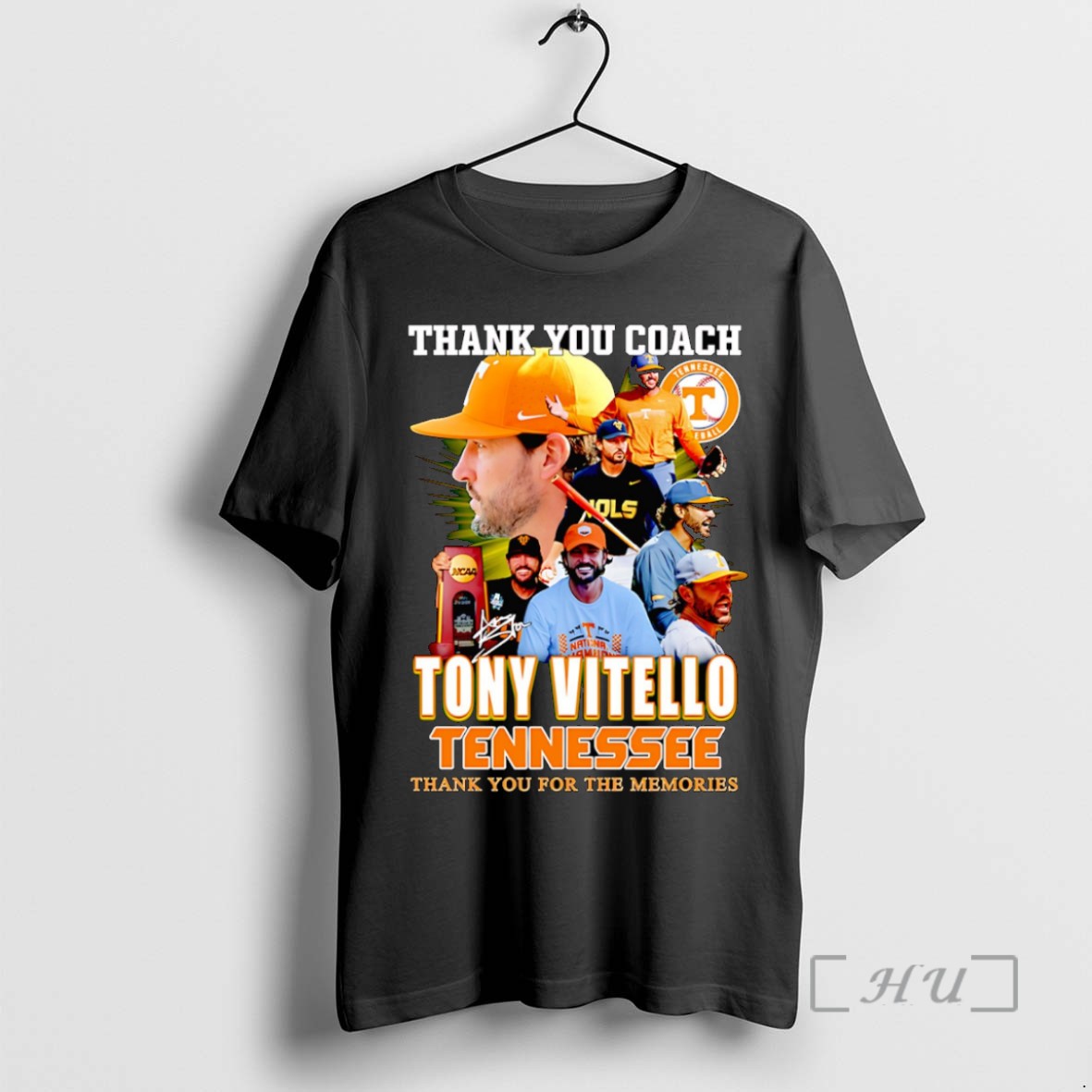 Officials Thank You Coach Tony Vitello Tennessee Baseball Thank You For The Memories T Shirt Sweater Hoodie