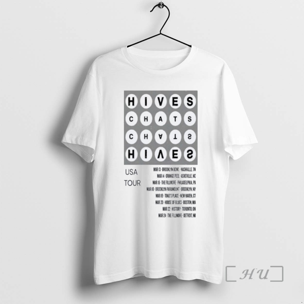 Officials The Hives And The Chats American Tour 2026 Tee Sweater Hoodie