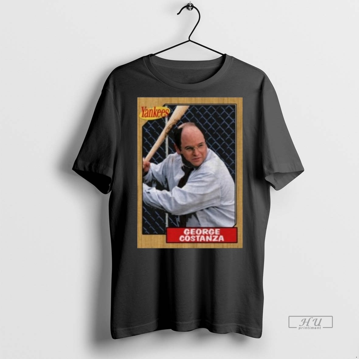 Officials The Yankee Costanza Baseball Card Long Sleve Tee Shirt Sweater Hoodie