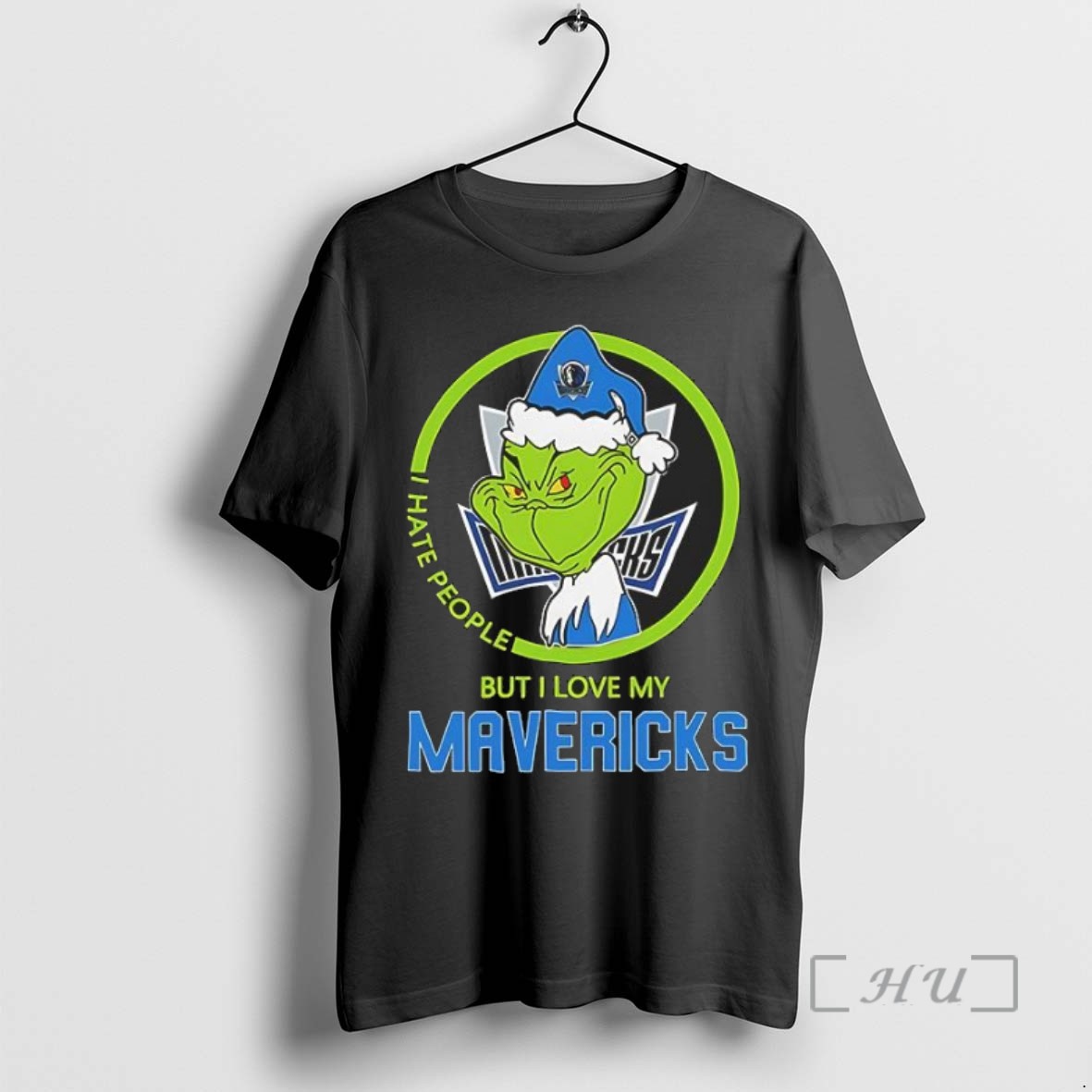 Officials The Grinch I Hate People But I Love My Dallas Mavericks T Shirts Sweater Hoodie