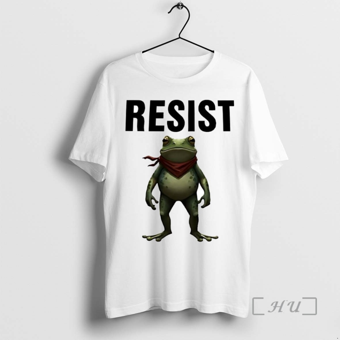 Officials Top Resist Red Bandana Frog T Shirt Sweater Hoodie
