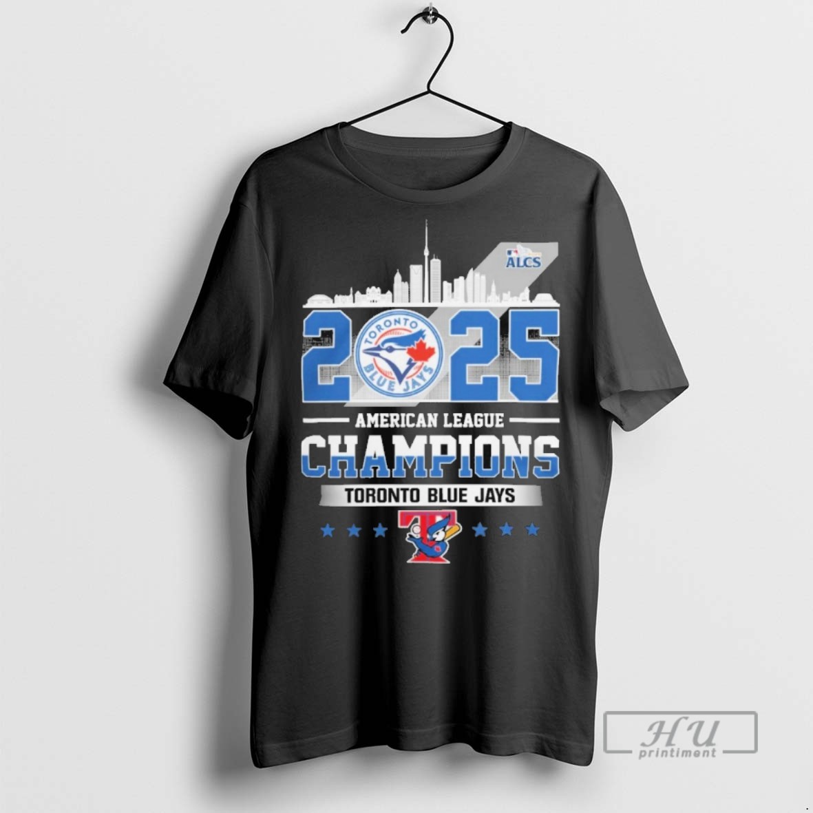 Officials Toronto Blue Jays 2025 American League Champions Skyline T Shirt Sweatshirt