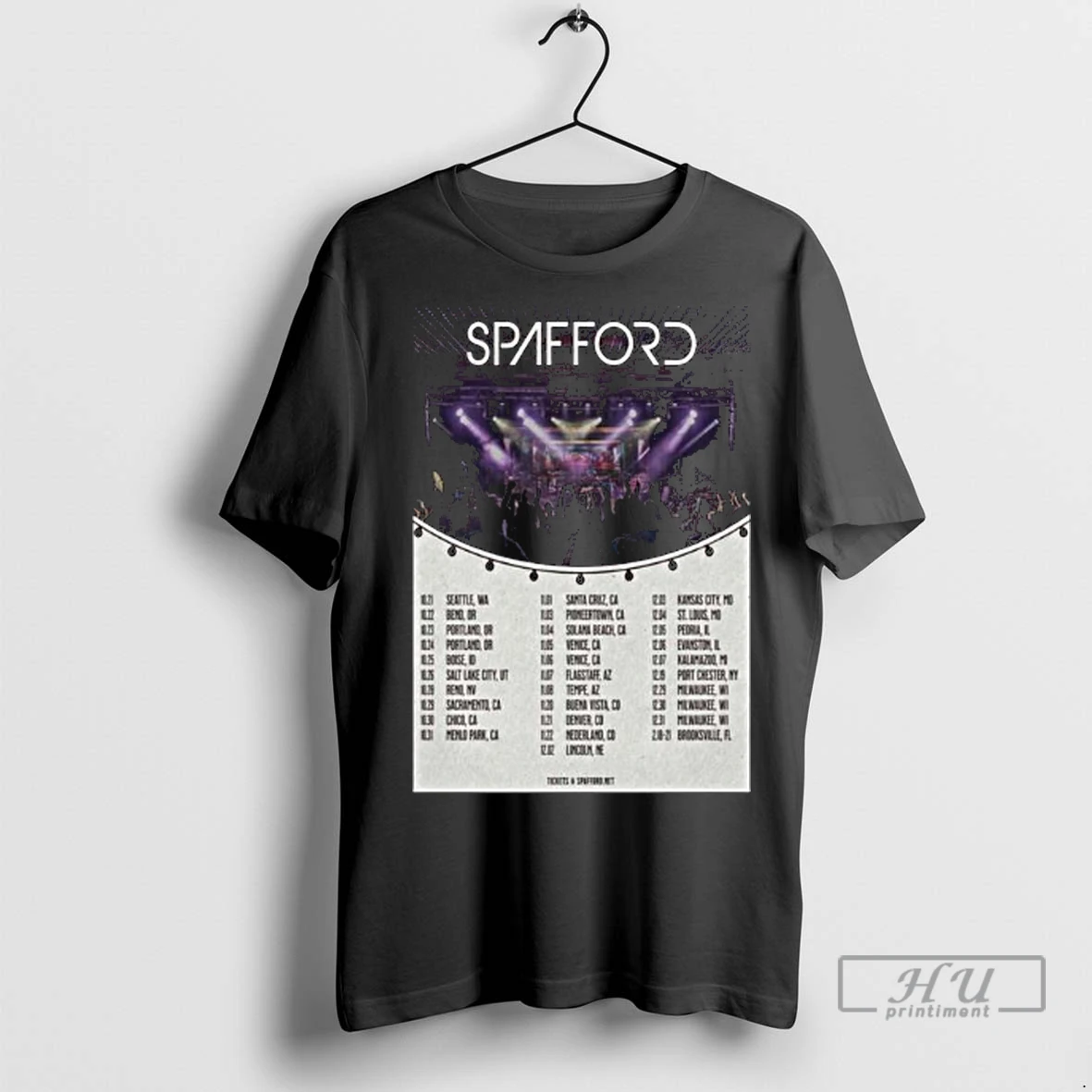 Officials Tour Spafford October November December 2025 Long Sleve T Shirt Sweatshirt