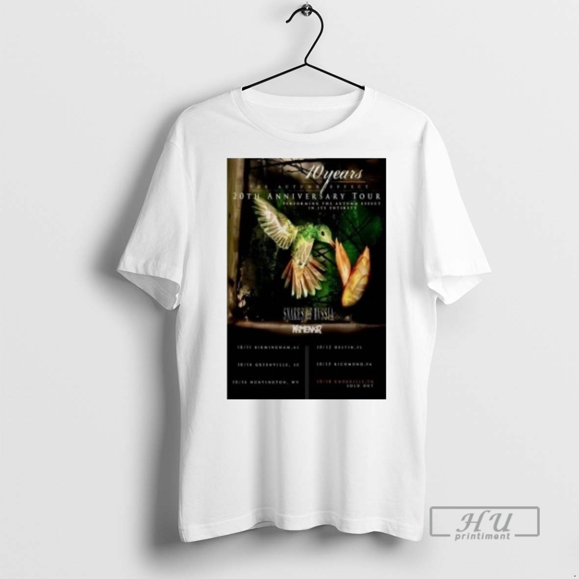 Officials Trending 10 Years The Autumn Effect 10th Anniversary Tour 2025 October T Shirt Sweatshirt Hoodies