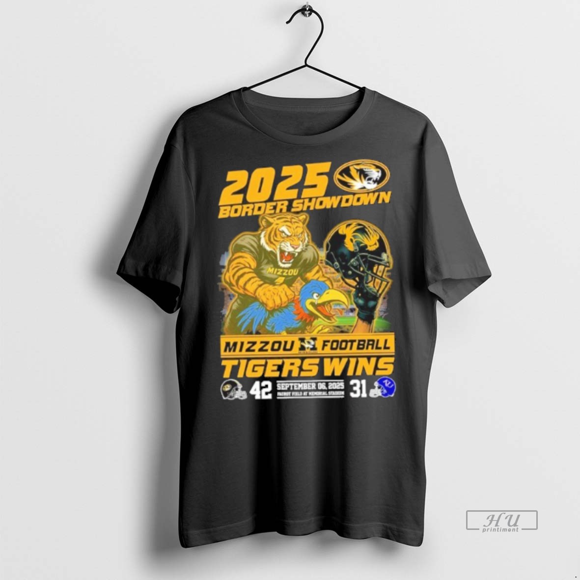 Officials Trending 2025 Border Showdown Mizzou Football Tigers Wins T Shirt Sweater Hoodie