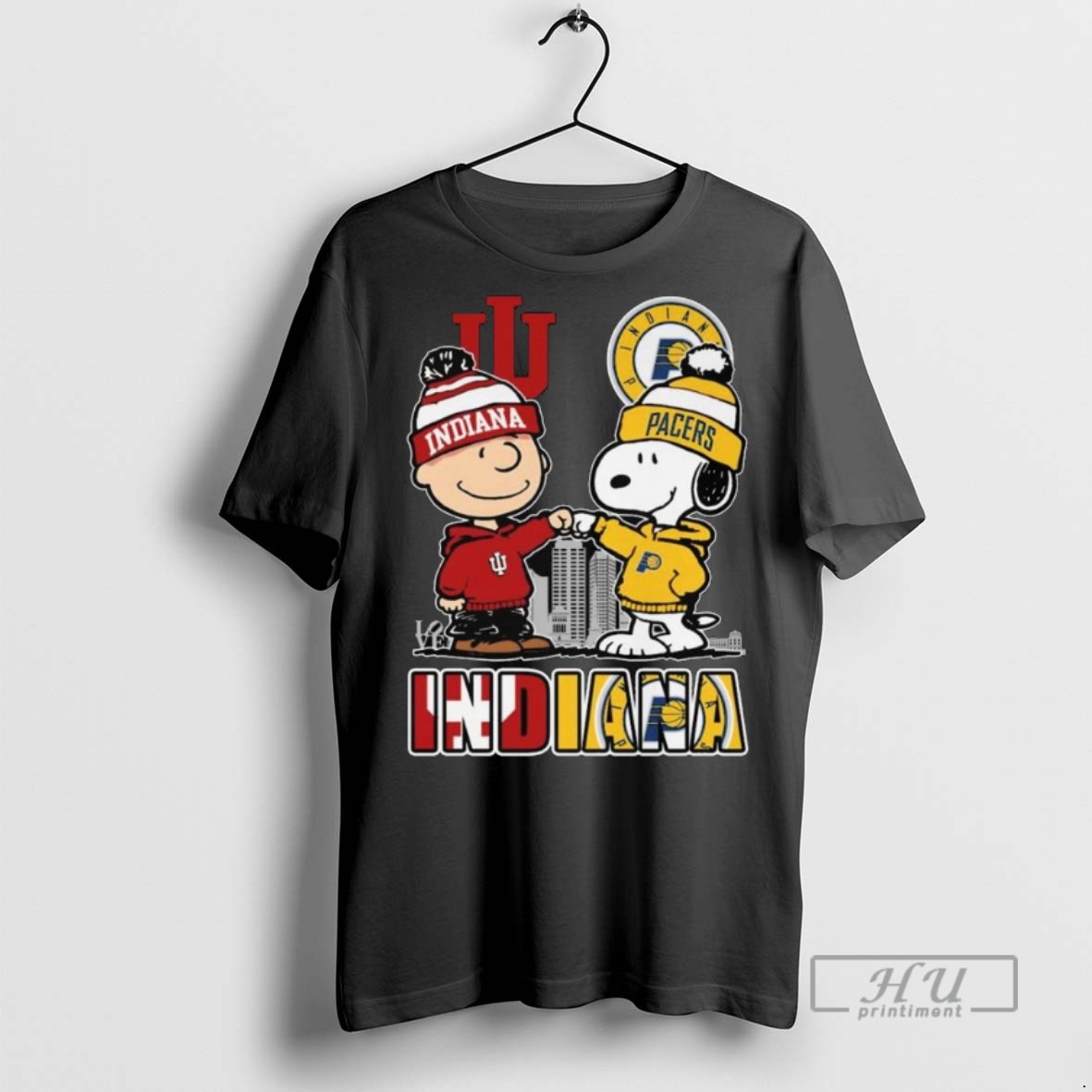 Officials Trending Charlie Brown And Snoopy Indiana Hoosiers X Indiana Pacers 2025 Long Sleve T Shirt Sweatshirt