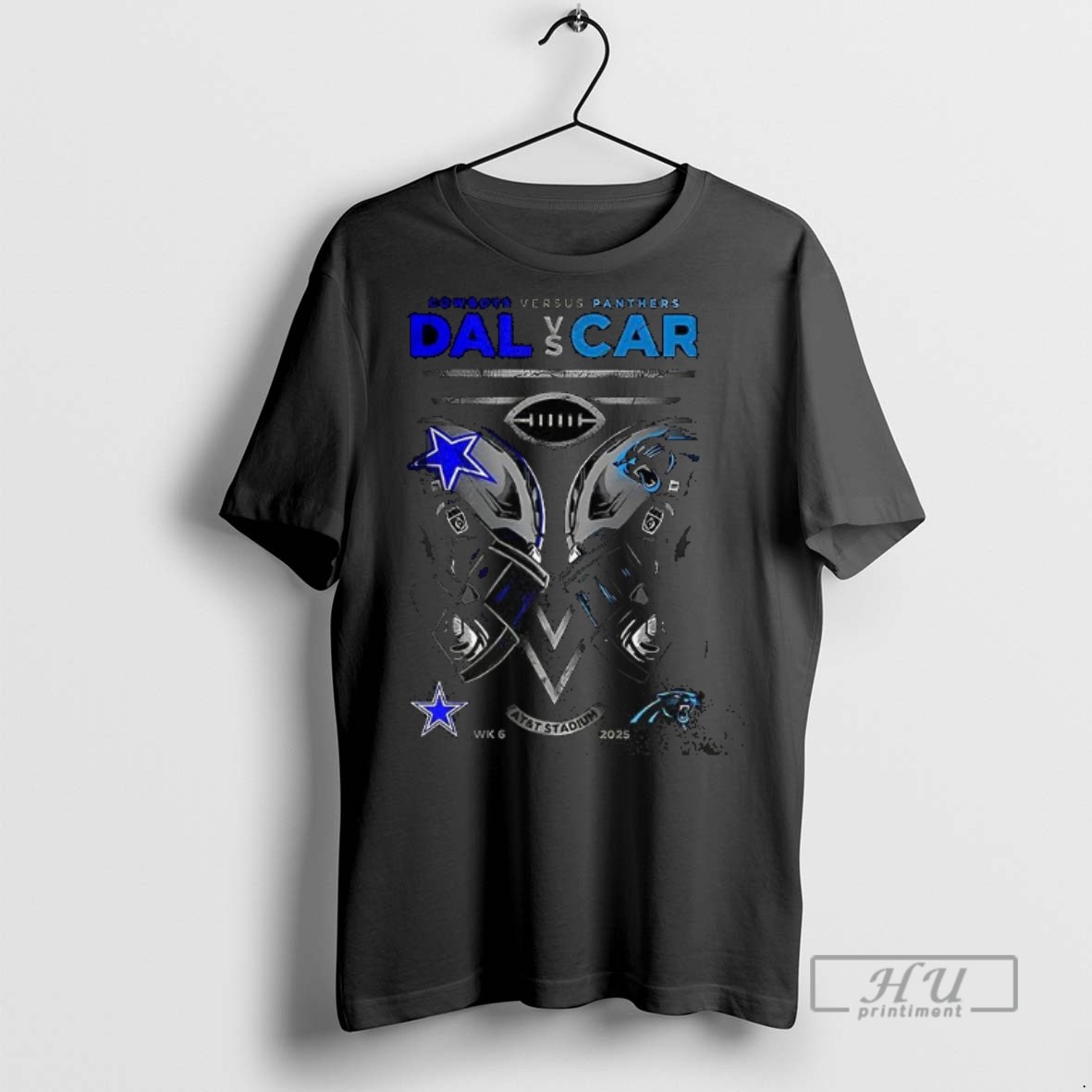 Officials Trending Dallas Cowboys Vs Carolina Panthers Nfl Game Week 6 2025 Att Stadium Graphic Tee Shirt Sweatshirt Hoodies