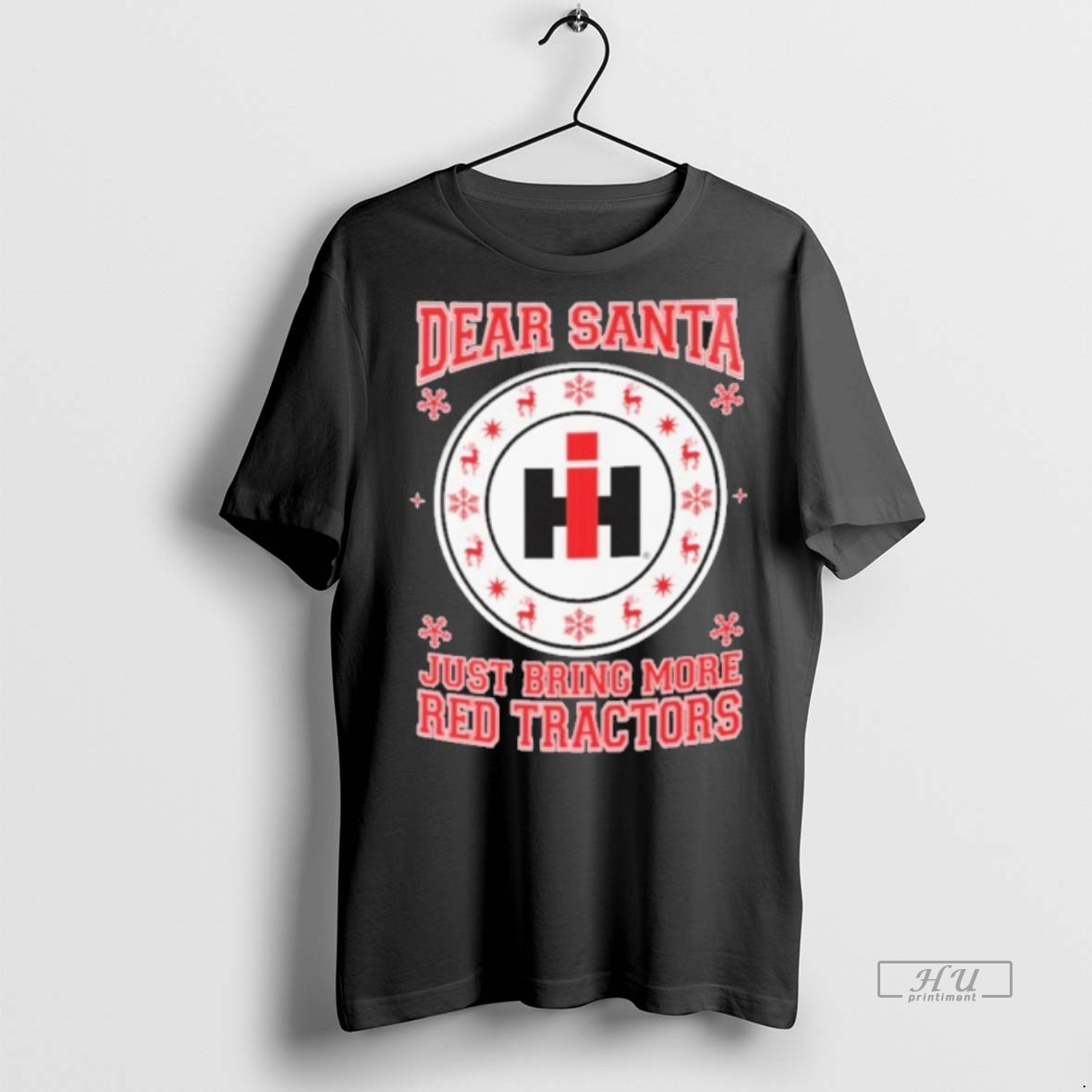 Officials Trending Dear Santa Just Bring More Red Tractors Christmas T Shirt Sweater Hoodie