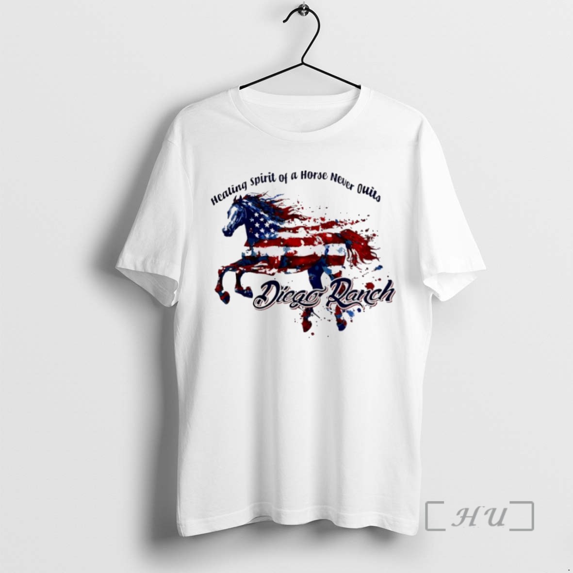 Officials Trending Healing Spirit Of A Horse Never Quits Diego Panch Tee Shirt Sweater Hoodie