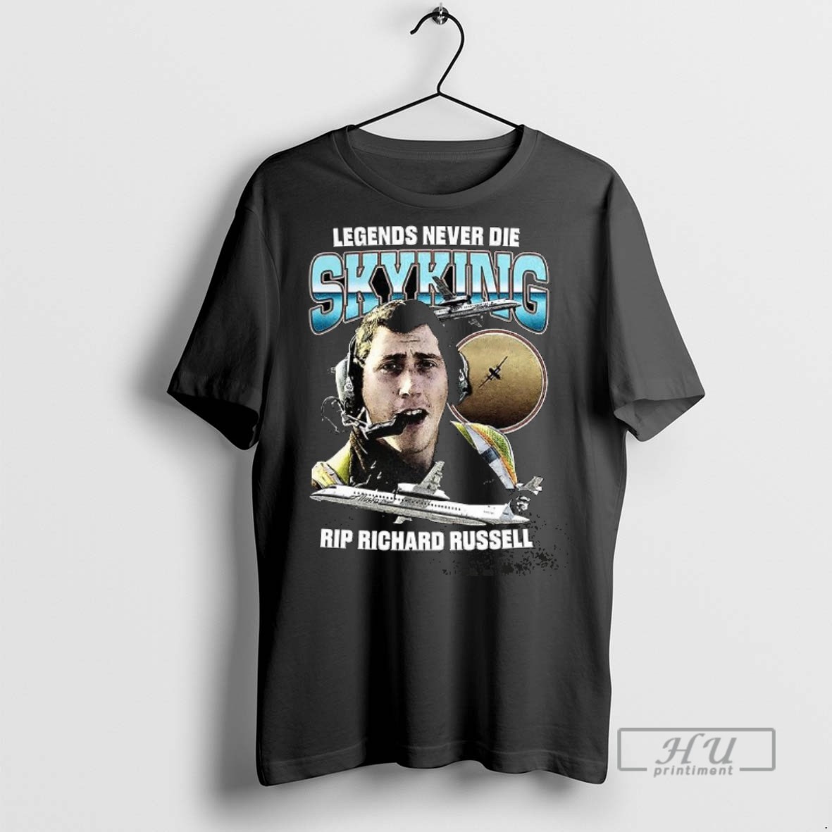 Officials Trending Legends Never Die Skyking Rip Richard Russell Graphic Tee Shirt Sweatshirt Hoodies