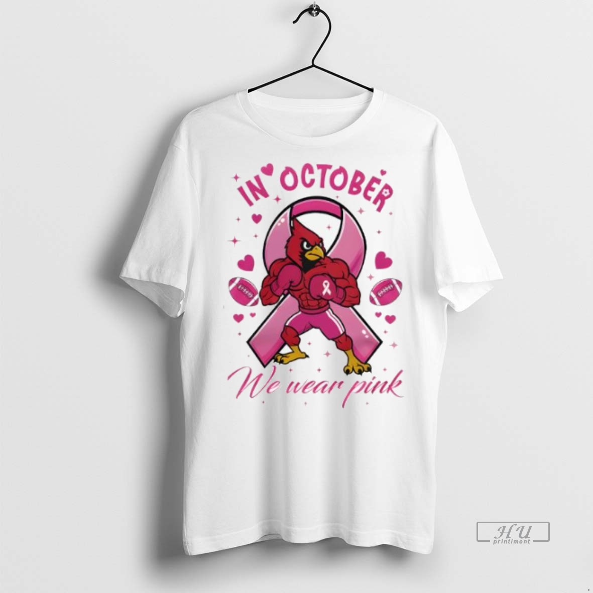 Officials Trending Louisville Cardinals Tackle Cancer Win Together In October We Wear Pink Tee Shirt Sweater Hoodie