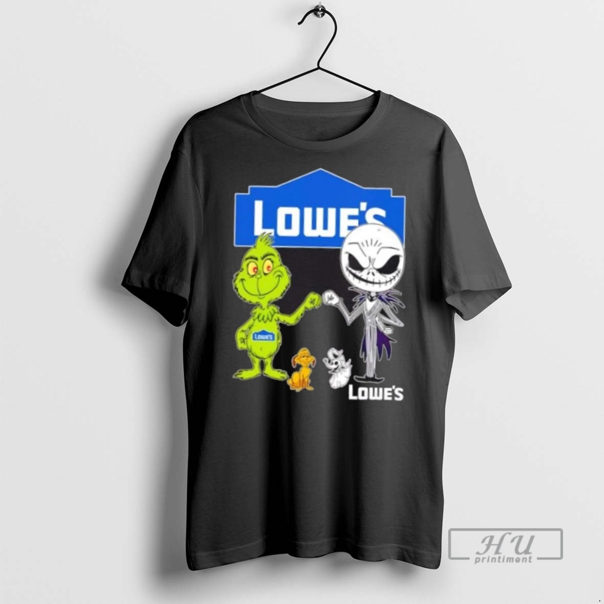 Officials Trending Lowes X Grinch And Jack Skellington Fist Bump Friends T Shirt Sweatshirt Hoodies