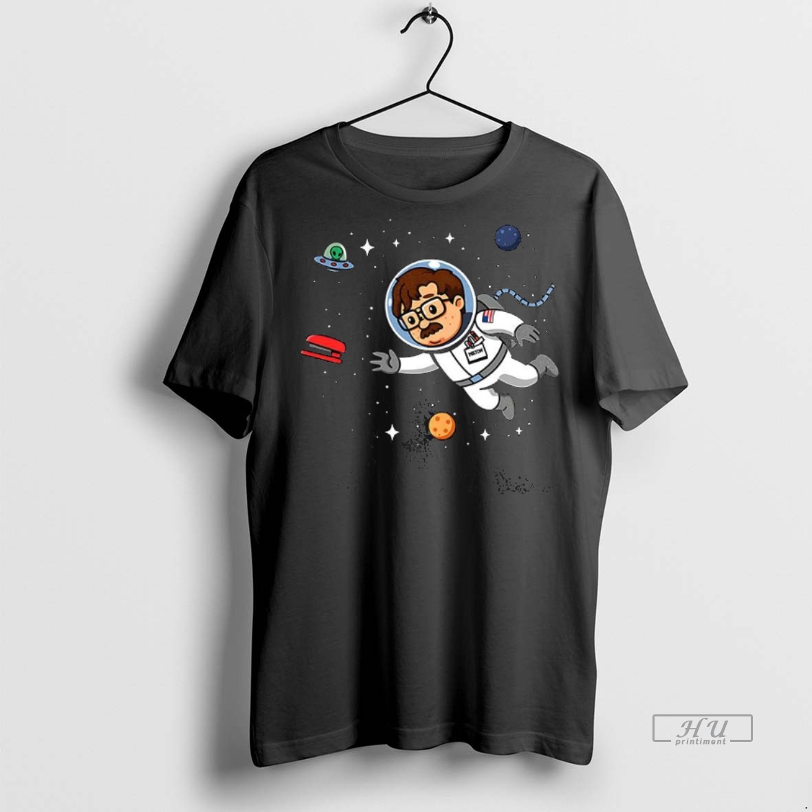 Officials Trending Office Man In Outer Space Alien Tee Shirt Sweater Hoodie