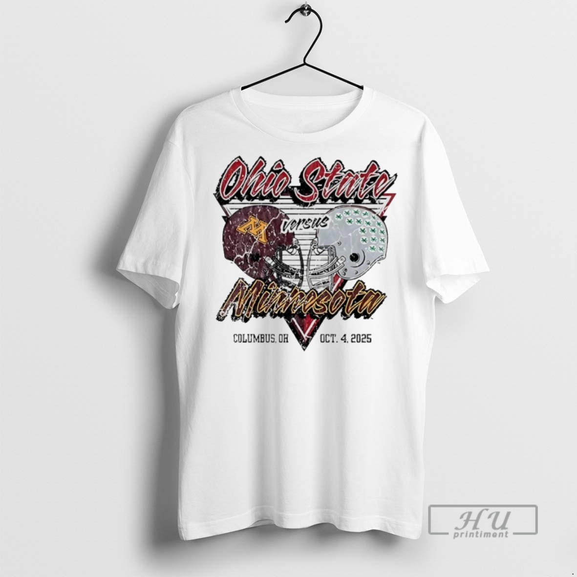 Officials Trending Ohio State Buckeyes Vs Minnesota Gophers 2025 Ncaa Helmet Tee Shirt Sweatshirt