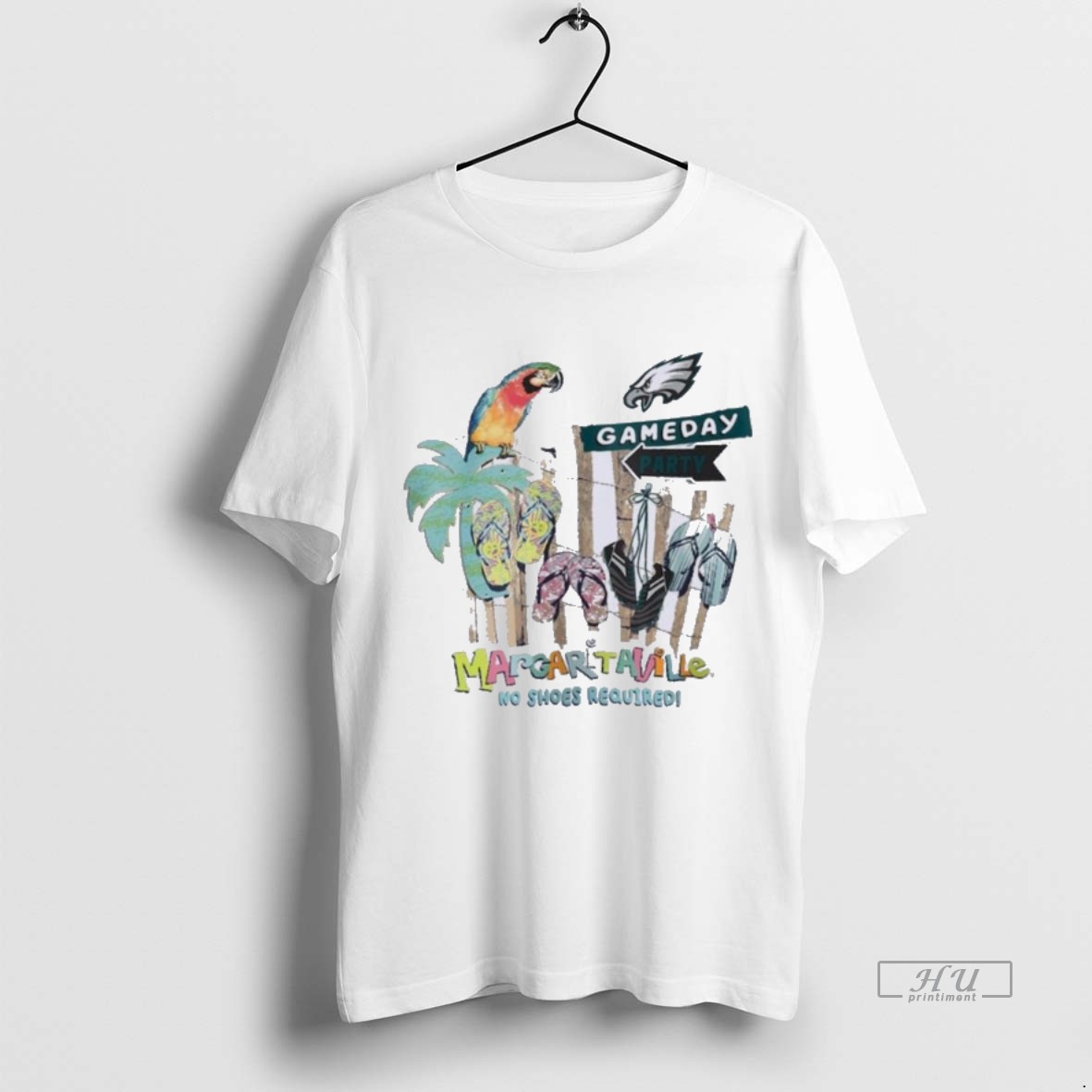Officials Trending Philadelphia Eagles Gameday Party Margaritaville No Shoes Required T Shirt Sweater Hoodie
