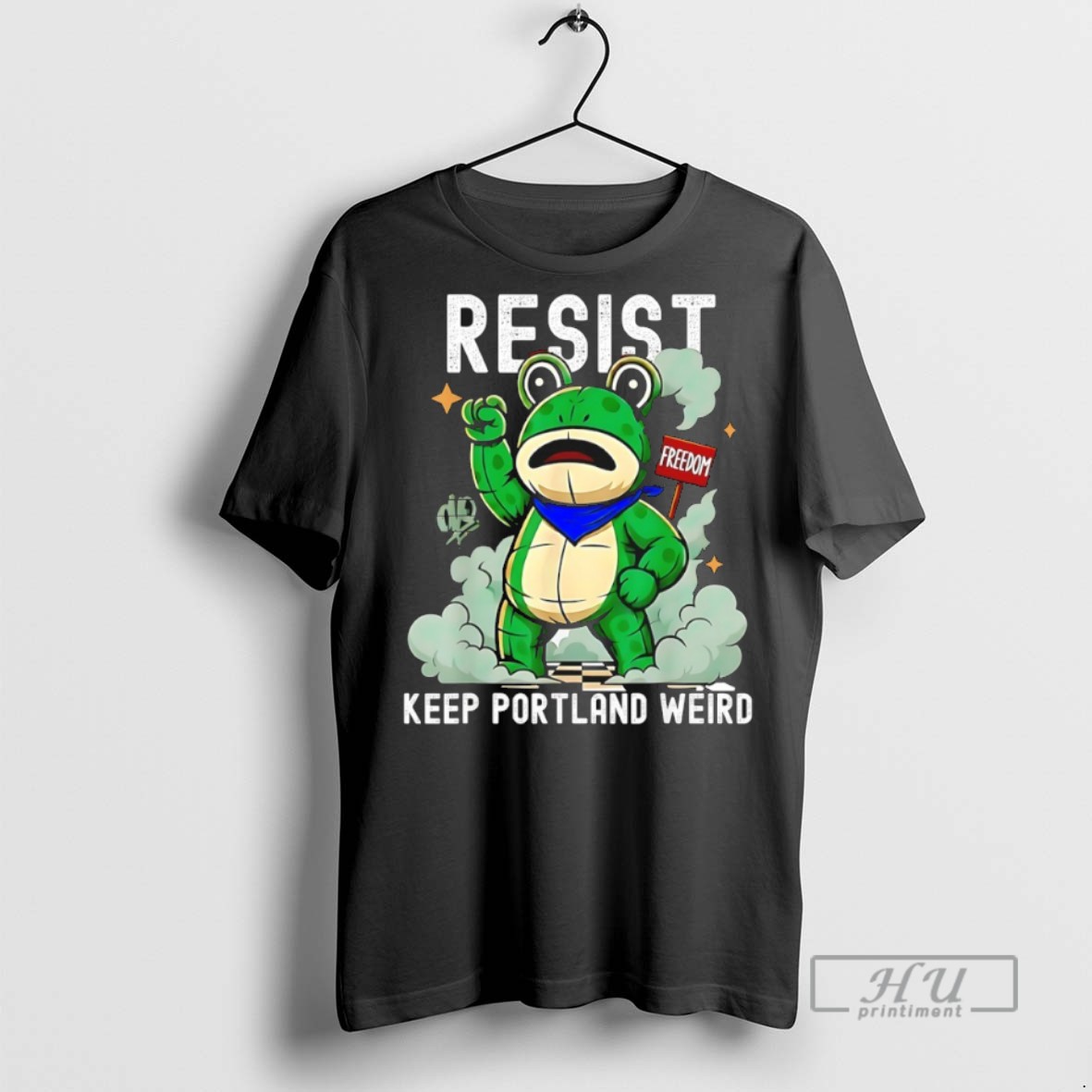 Officials Trending Portland Frog Resist Freedom Keep Portland Weird T Shirt Sweatshirt Hoodies
